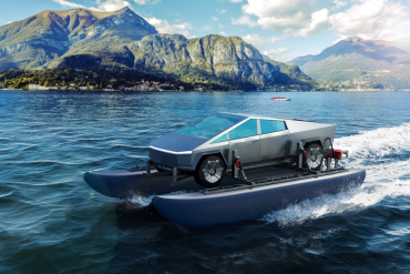 Как превратить Tesla Cybertruck в лодку-амфибию? - фото